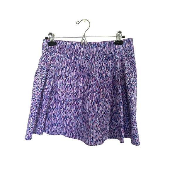 Talbots Dresses & Skirts - Talbots purple pattern skort skirt size M